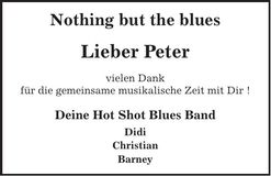 Traueranzeige Peter Hubauer