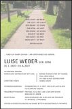 Traueranzeige Luise Weber