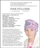 Traueranzeige Fine Füllner