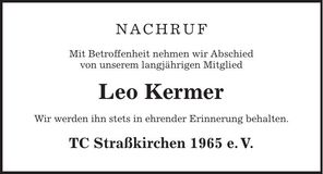 Traueranzeige Georg Fedeneder