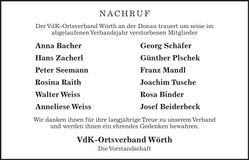 Traueranzeige  