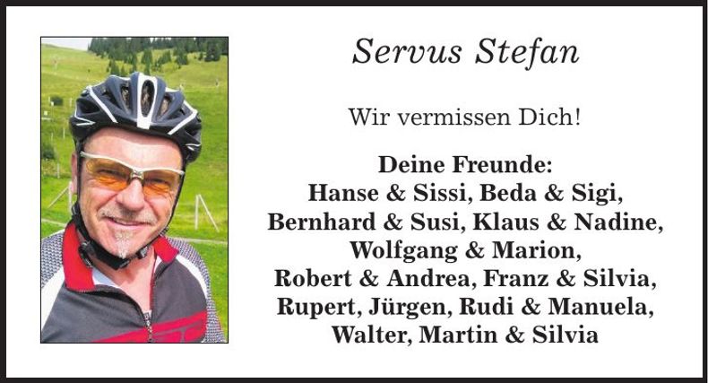 Traueranzeige Stefan Geier