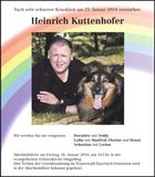 Traueranzeige Heinrich Kuttenhofer