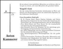 Traueranzeige Anton Kammerer