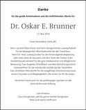 Traueranzeige Oskar Dr. Brunner