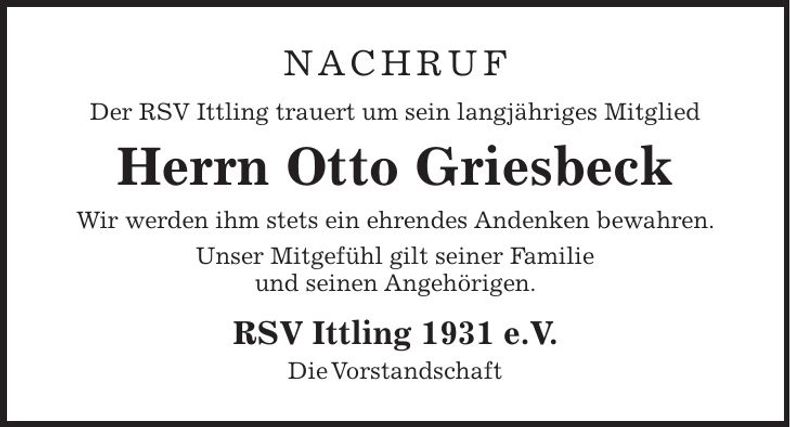Traueranzeige Willibald Weinfurtner