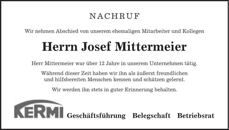 Traueranzeige Marianne Weinberger