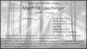 Traueranzeige Manfred Laschinger