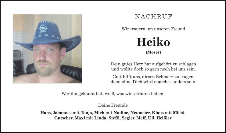 Traueranzeige Heiko Altmann