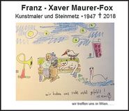Traueranzeige Franz-Xaver Maurer-Fox