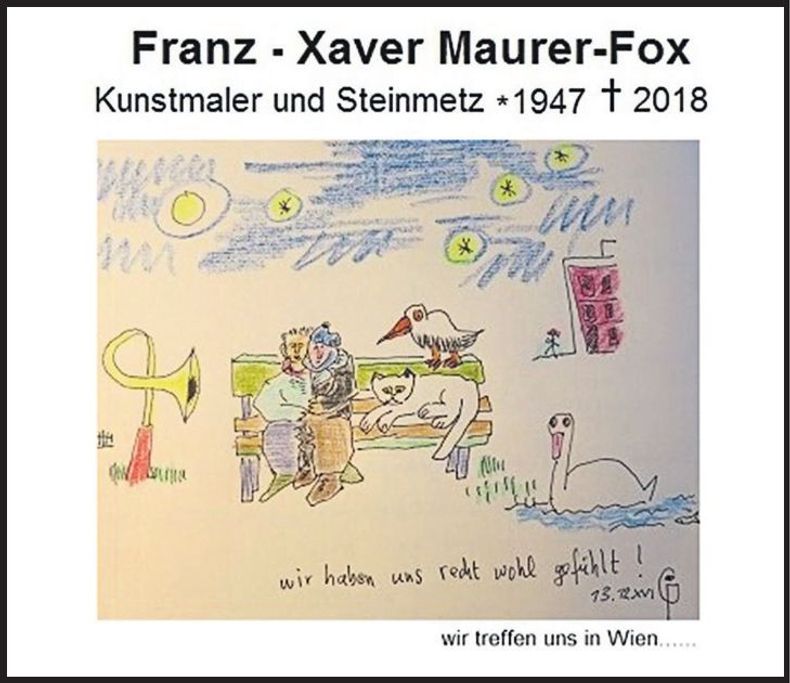 Traueranzeige Franz-Xaver Maurer-Fox
