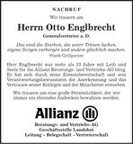 Traueranzeige Otto Englbrecht