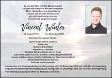 Traueranzeige Vincent Winter