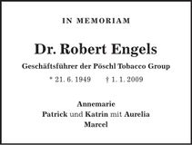 Traueranzeige Robert Engels
