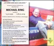 Traueranzeige Michael Ring