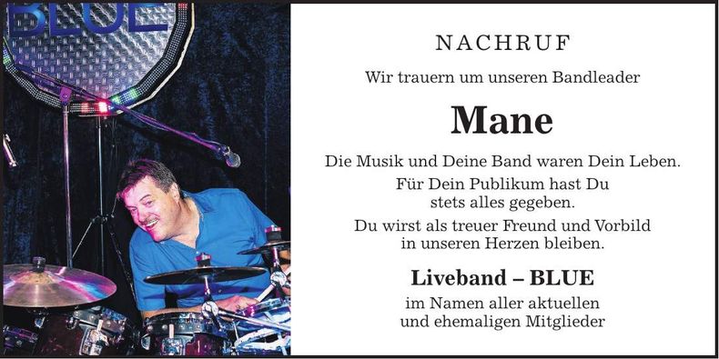 Traueranzeige Manfred Engel