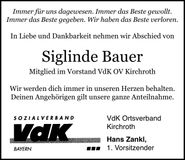 Traueranzeige Hans Zankl