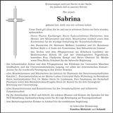 Traueranzeige Sabrina Michalski