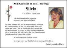 Traueranzeige Silvia Habler
