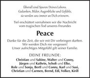 Traueranzeige Martin Geiger