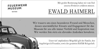 Traueranzeige Ewald Haimerl