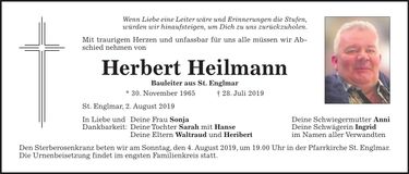 Traueranzeige Herbert Heimann