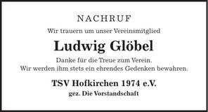 Traueranzeige Erich sen. Limmer