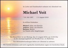 Traueranzeige Michael Voit
