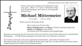 Traueranzeige Michael Mittermeier