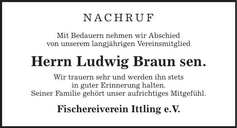 Traueranzeige Erwin Steinkirchner