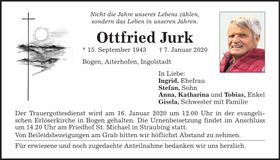 Traueranzeige Ottfried Jurk