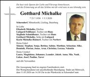Traueranzeige Gotthard Michalke