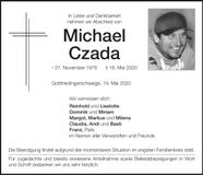 Traueranzeige Michael Czada