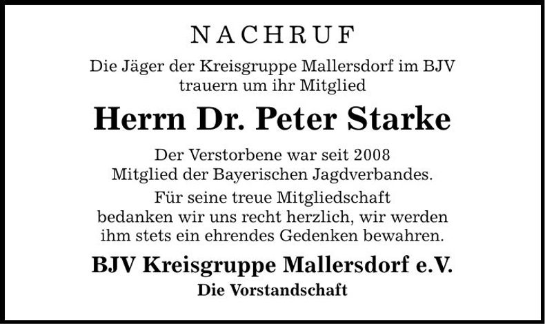 Traueranzeige Johann Huemer