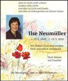 Traueranzeige Ilse Neumüller