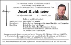 Traueranzeige Josef Bichlmeier