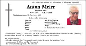 Traueranzeige Anton Meier