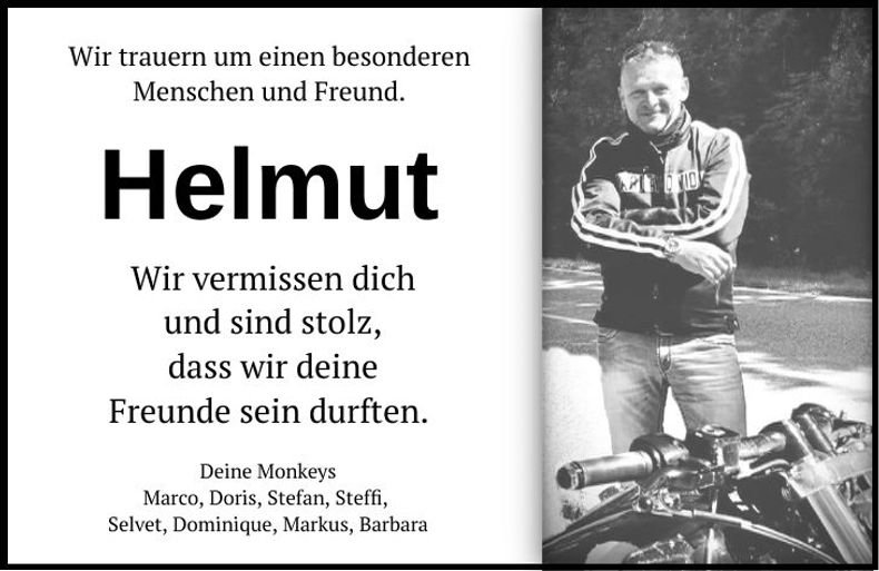 Traueranzeige Helmut Dirscherl