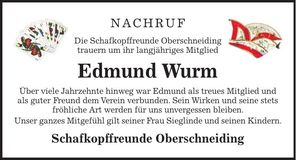 Traueranzeige Hans Brunner