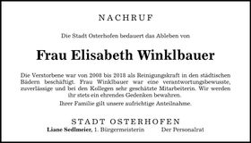 Traueranzeige Therese Söldenwagner