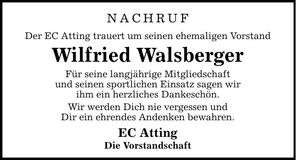 Traueranzeige Josef Kammermeier
