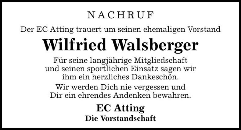 Traueranzeige Josef Kammermeier