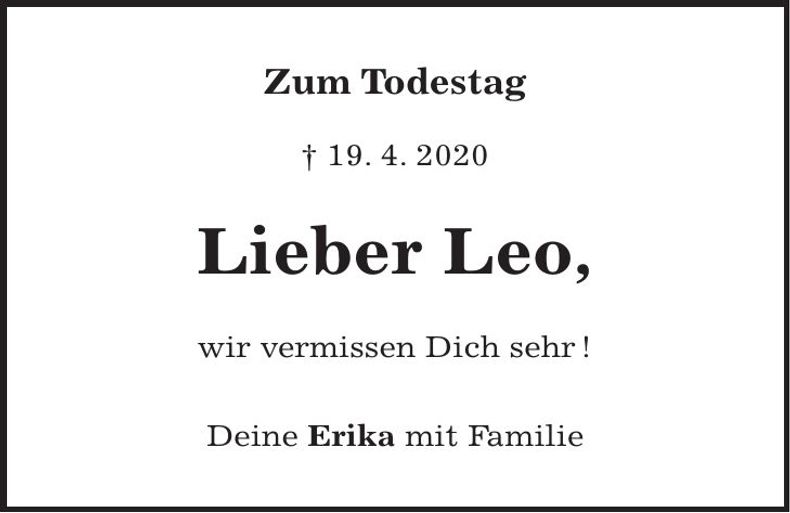 Traueranzeige Leo Pollak