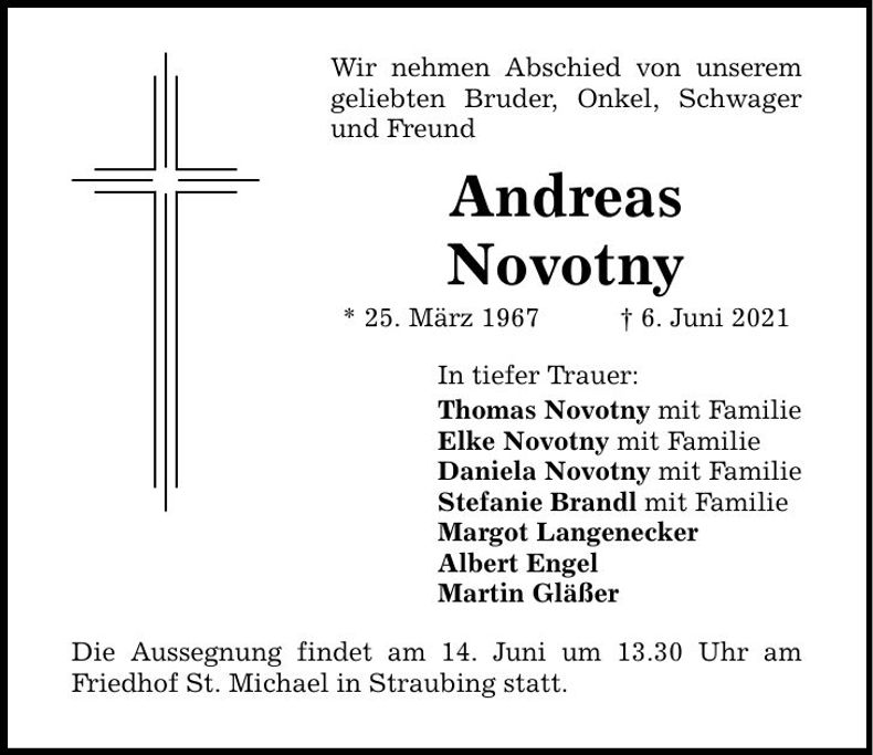 Traueranzeige  Novotny