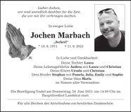 Traueranzeige Jochen Marbach