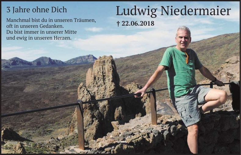 Traueranzeige Ludwig Niedermaier