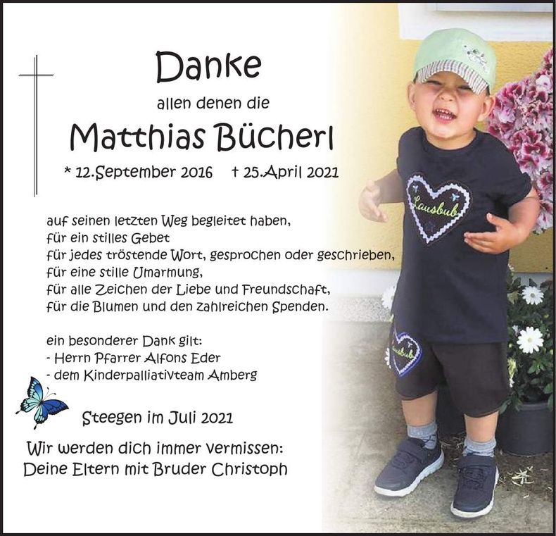 Traueranzeige Matthias Bücherl