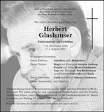 Traueranzeige Herbert Glashauser