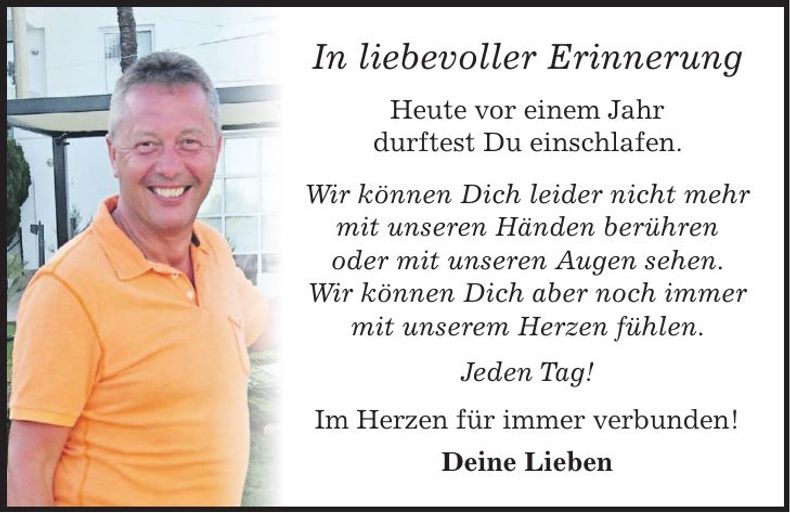 Traueranzeige Martin Seidlmayer