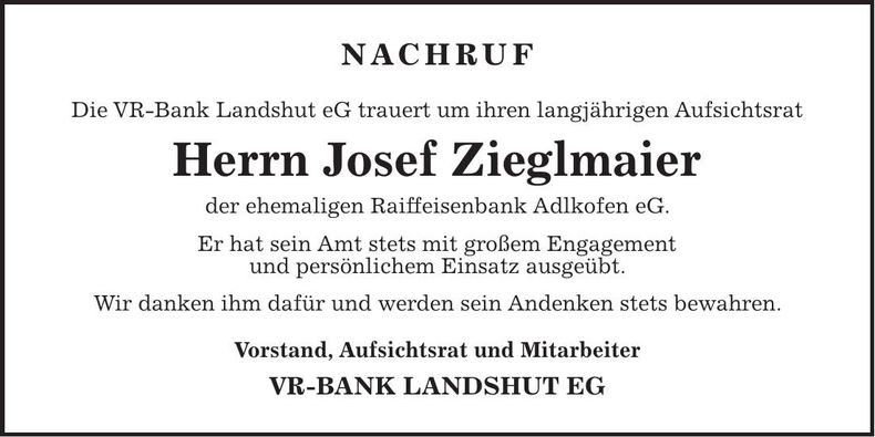 Traueranzeige Alfred Meßmer